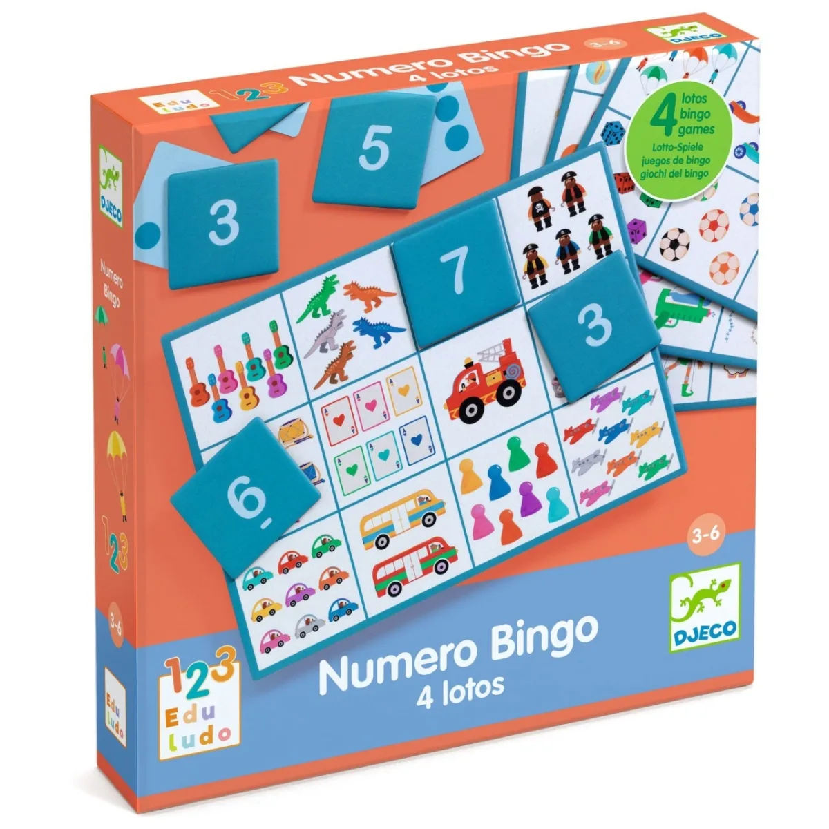 Joc educativ Numero Bingo, Djeco