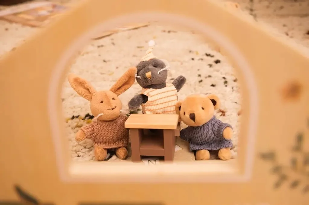 Mini Iepurasul de plus Lenny, Egmont Toys - imagine 4