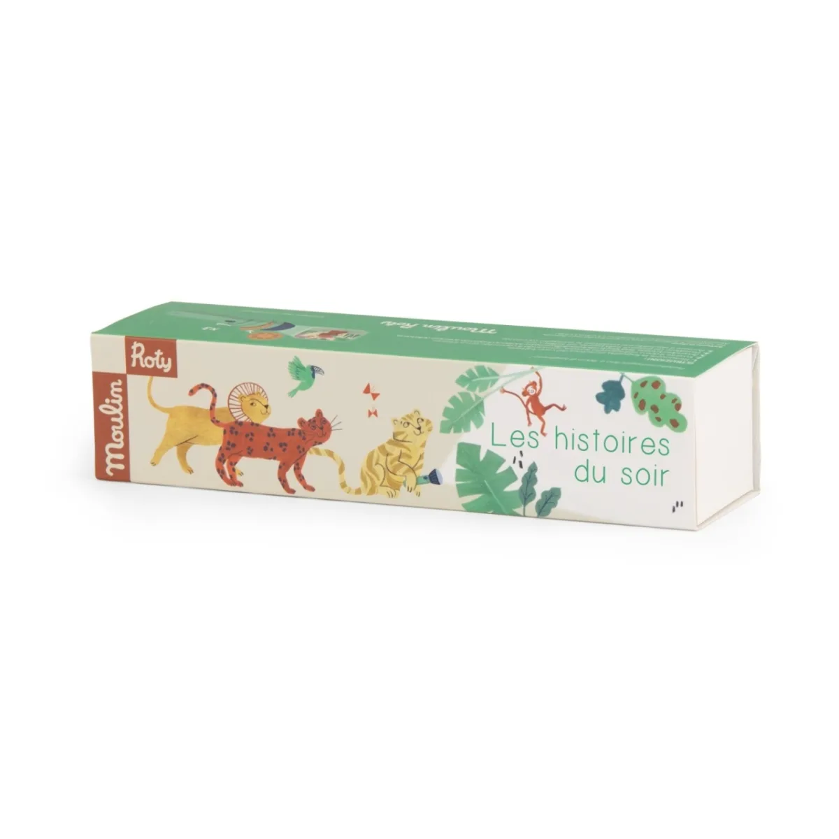 Lanterna cu povesti Animalele junglei, Moulin Roty