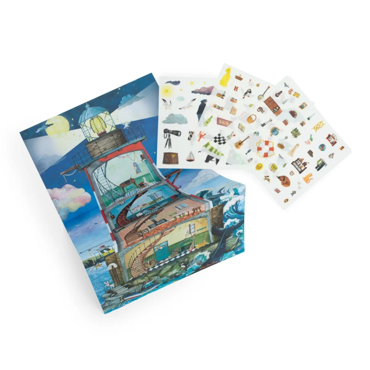 Set creativ de transfer Farul, Moulin Roty - imagine 2