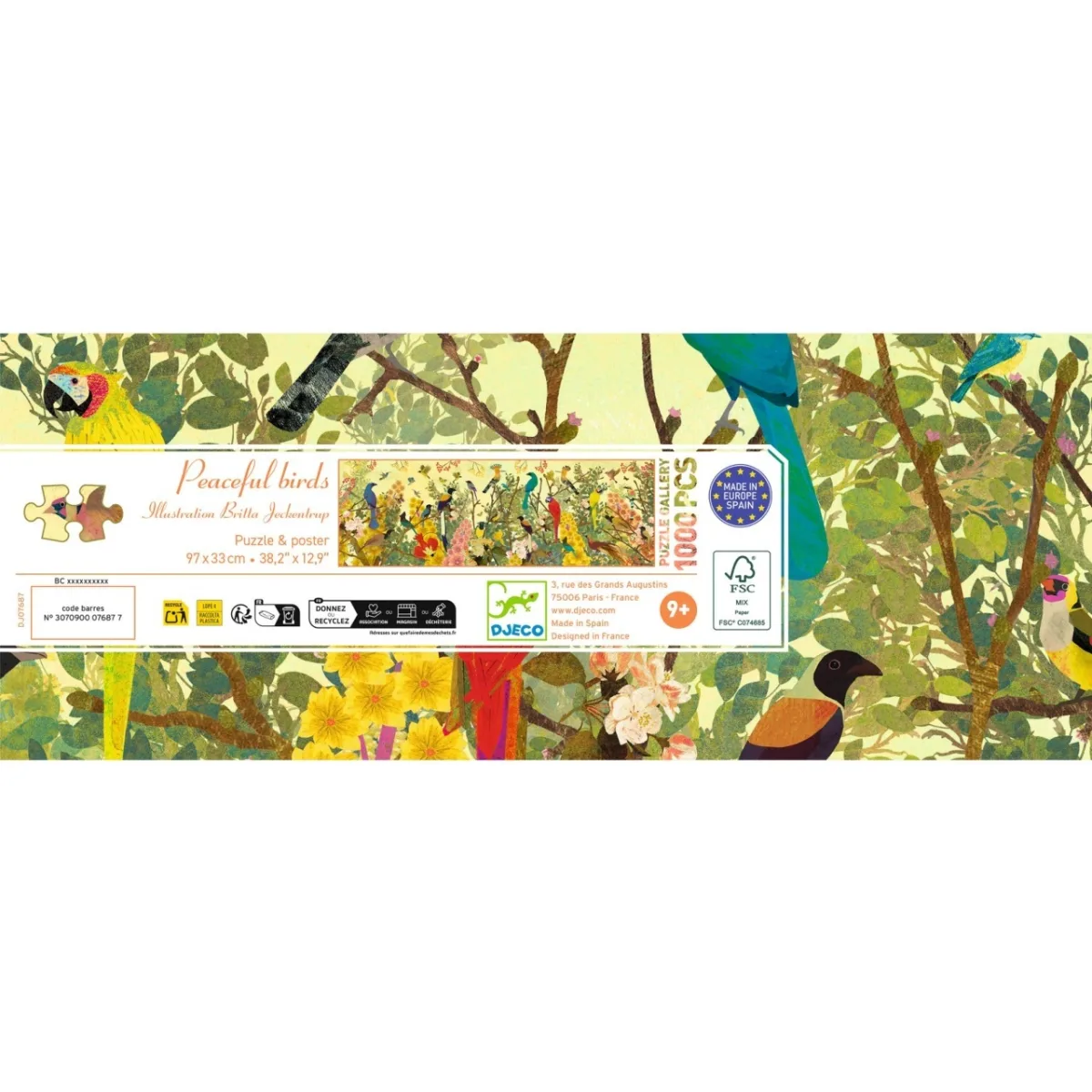 Puzzle galerie Paradis tropical , Djeco - imagine 5