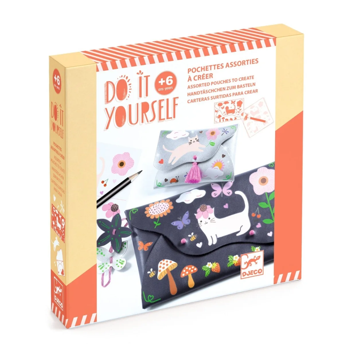 Joc creativ DIY Poseta si portofel, Djeco