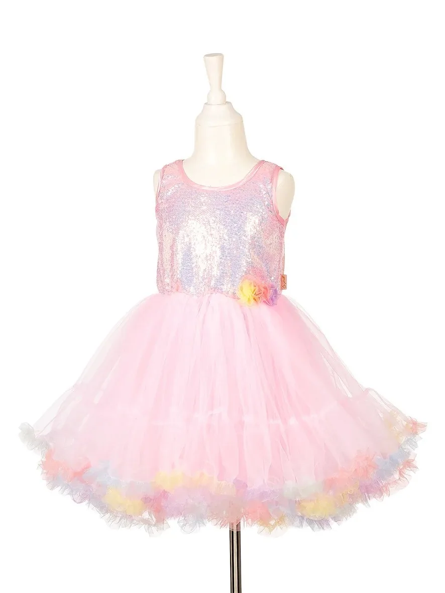 Rochie pentru fete, cu tulle si paiete, Souza! 5-7 ani (110-122 cm)