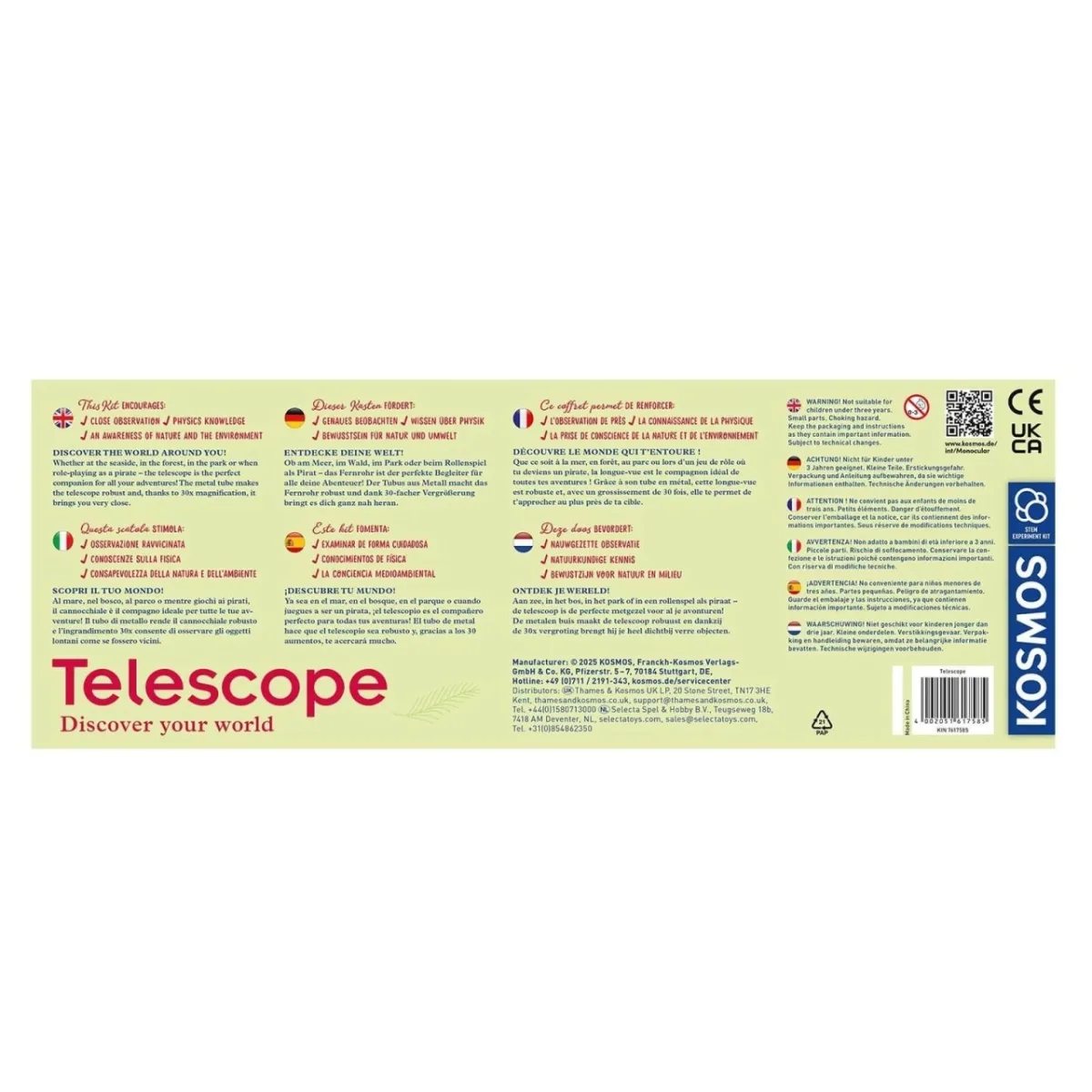 Telescop pentru copii 30x, Thames & Kosmos - imagine 3