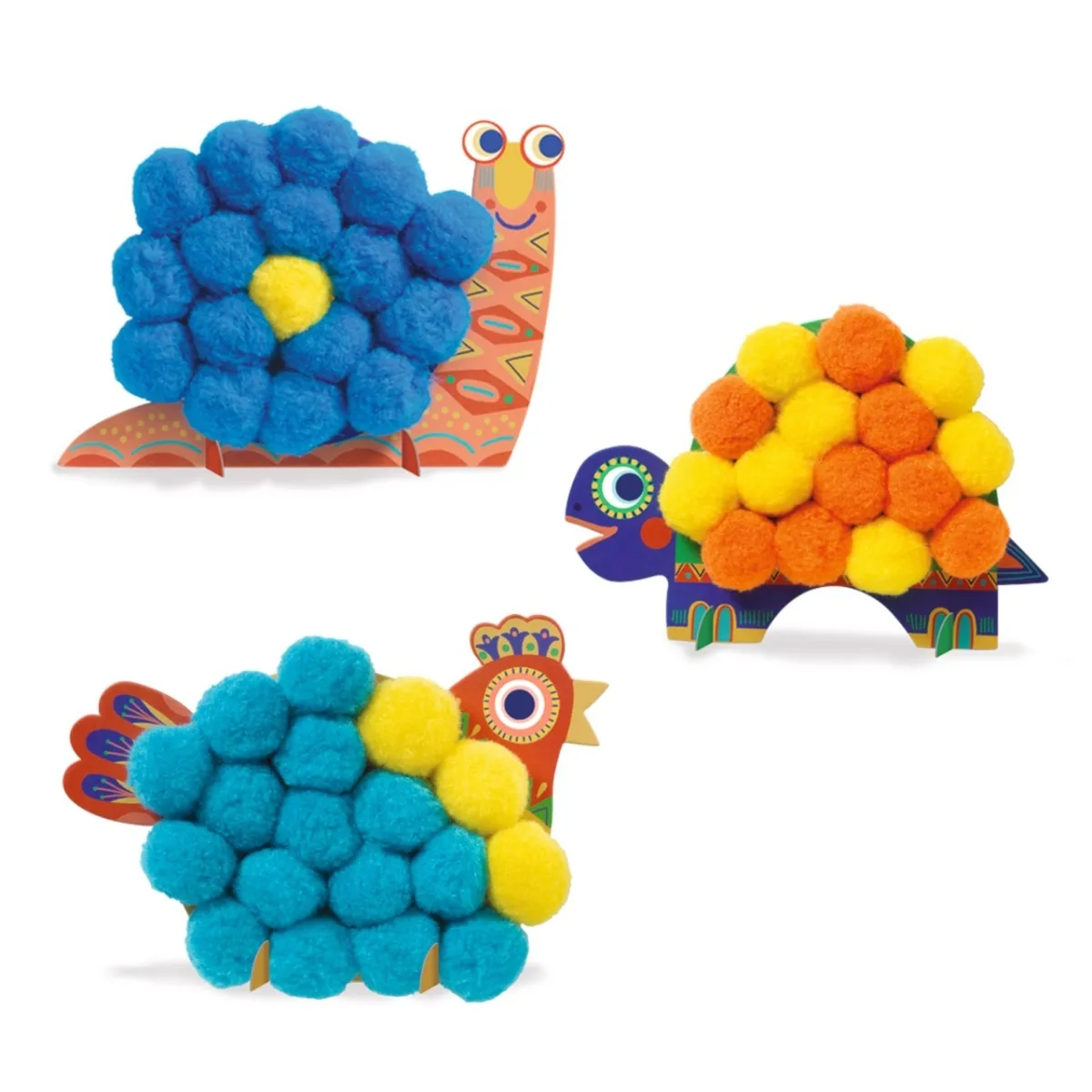 Atelier creativ Animale pufoase,Djeco - imagine 5