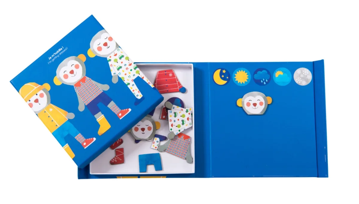 Joc magnetic anotimpuri Popipop, Moulin Roty - imagine 3