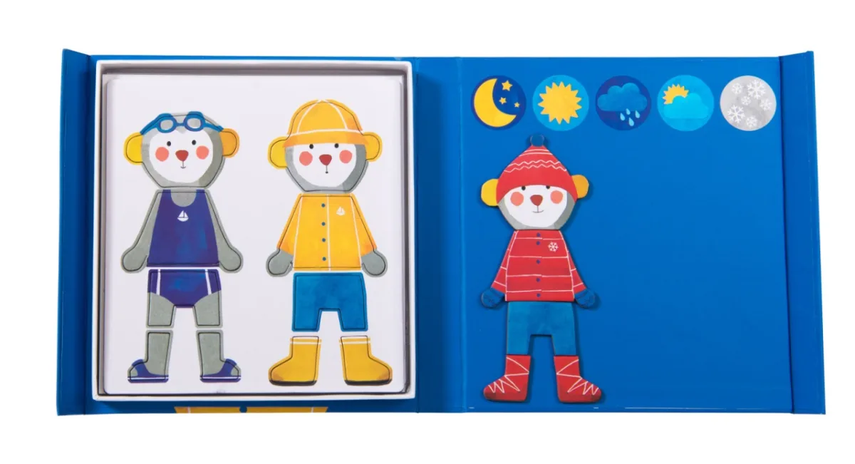 Joc magnetic anotimpuri Popipop, Moulin Roty - imagine 4
