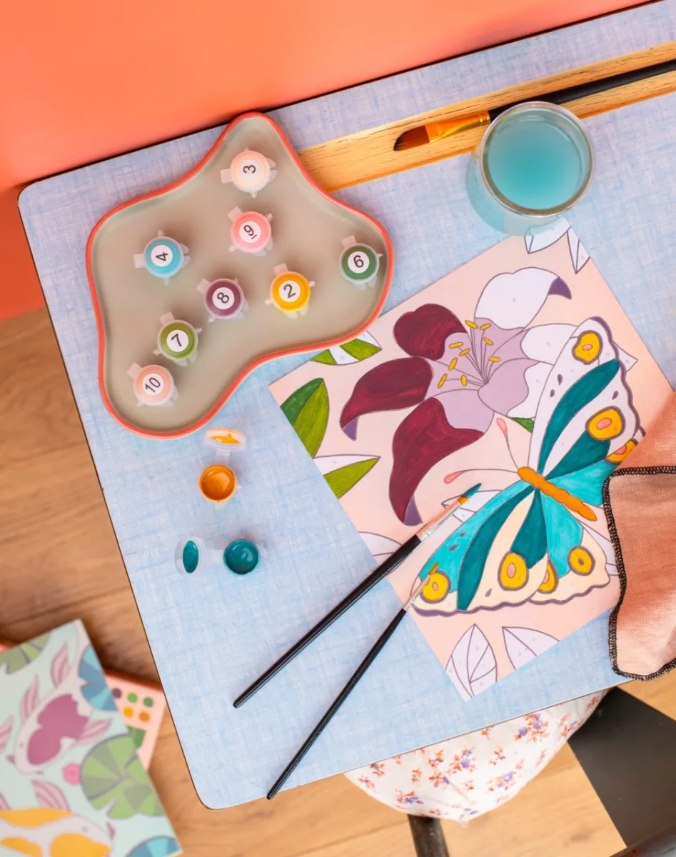 Set creativ de pictura dupa numere, Moulin Roty - imagine 5