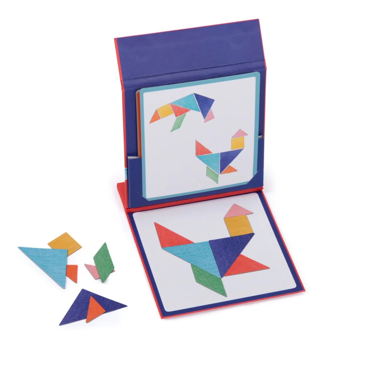 Joc magnetic educativ Tangram, Moulin Roty - imagine 2