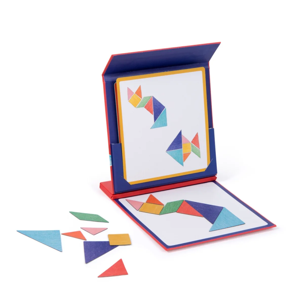 Joc magnetic educativ Tangram, Moulin Roty - imagine 3