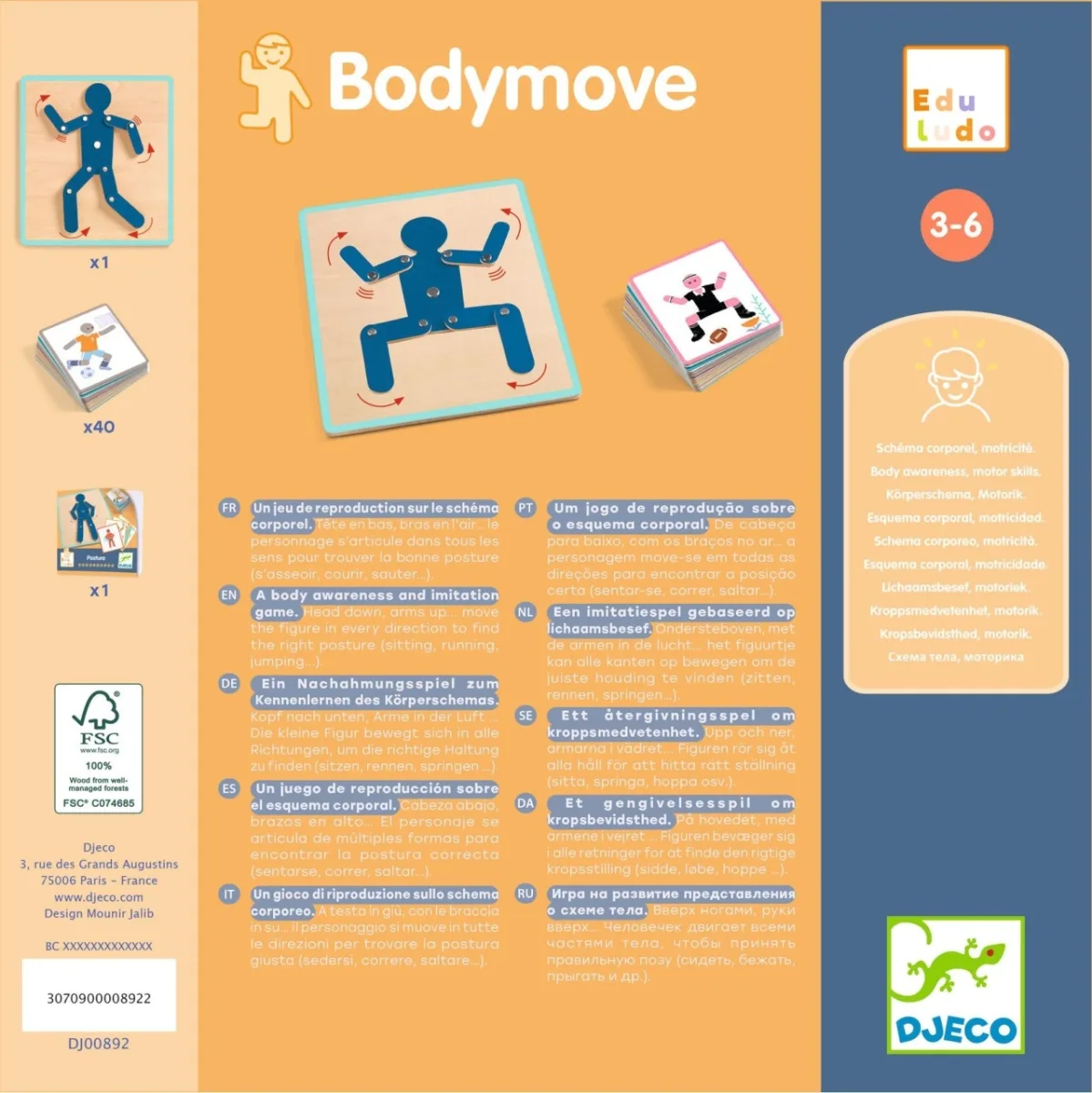 Joc Eduludo Bodymove, Djeco - imagine 5