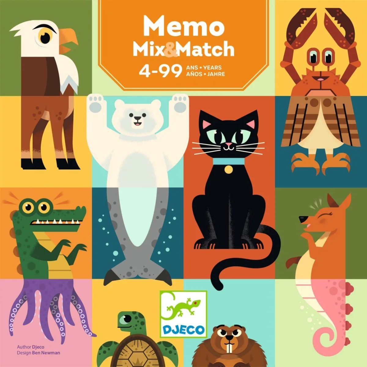 Joc de memorie Mix & Match, Djeco - imagine 5