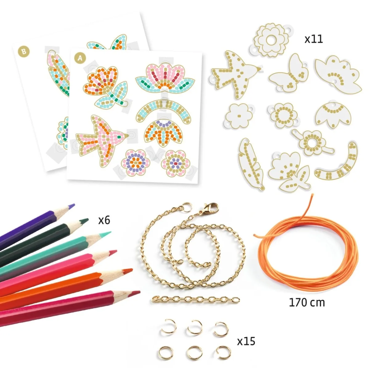Joc creativ DIY Bijuterii, Djeco - imagine 3