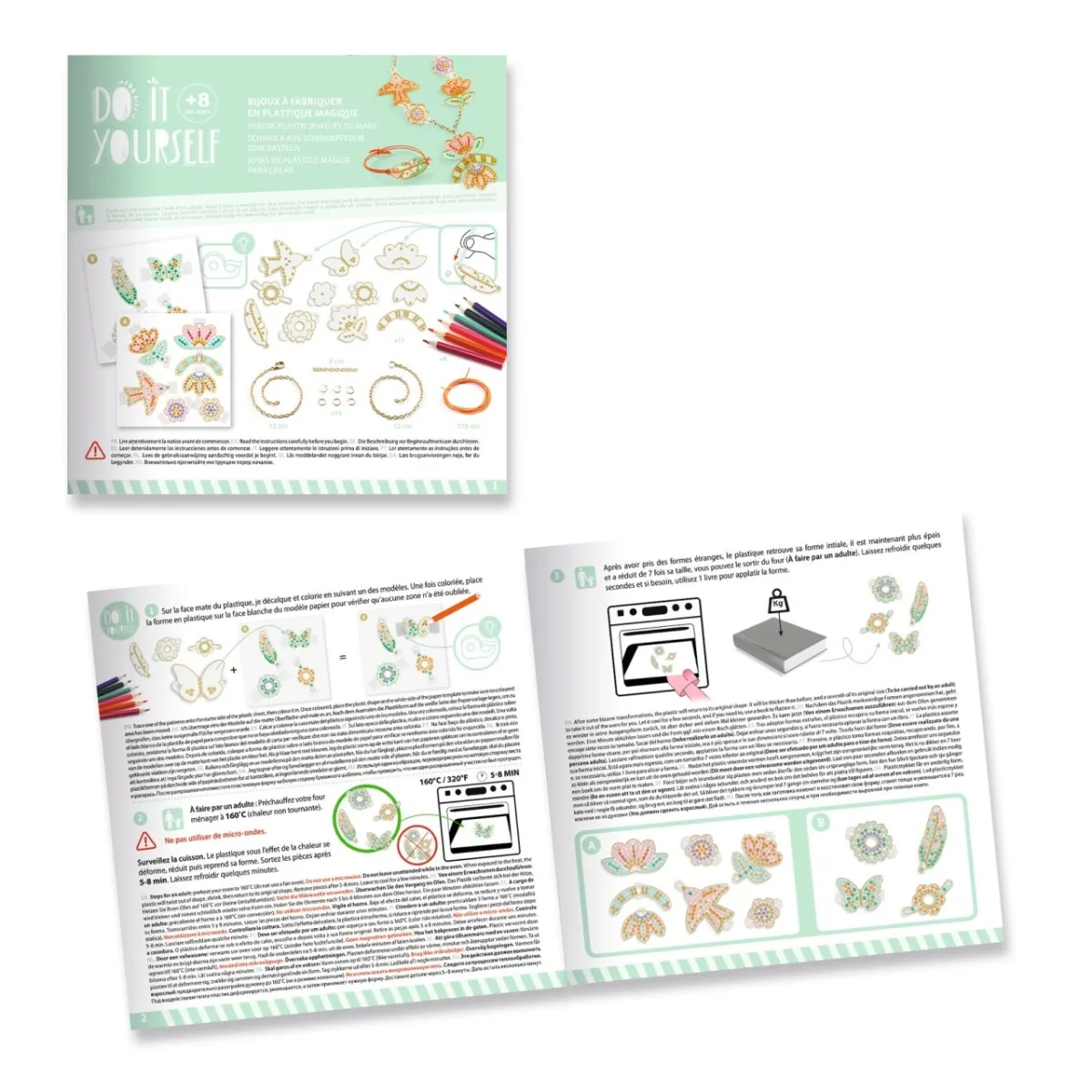 Joc creativ DIY Bijuterii, Djeco - imagine 5