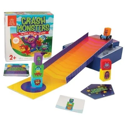 Joc distractiv de asociere si motricitate cu mostruleti haiosi, Crash Monsters