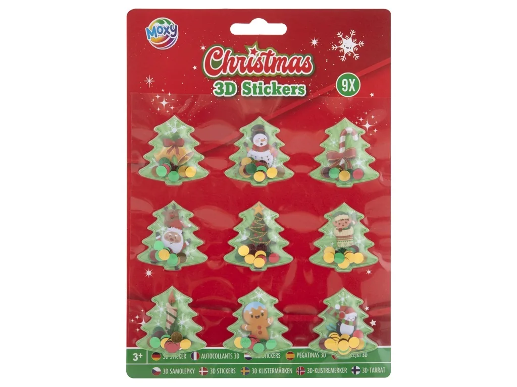 Set abtibilduri 3D tematica Craciun, brad(Brad) Brad