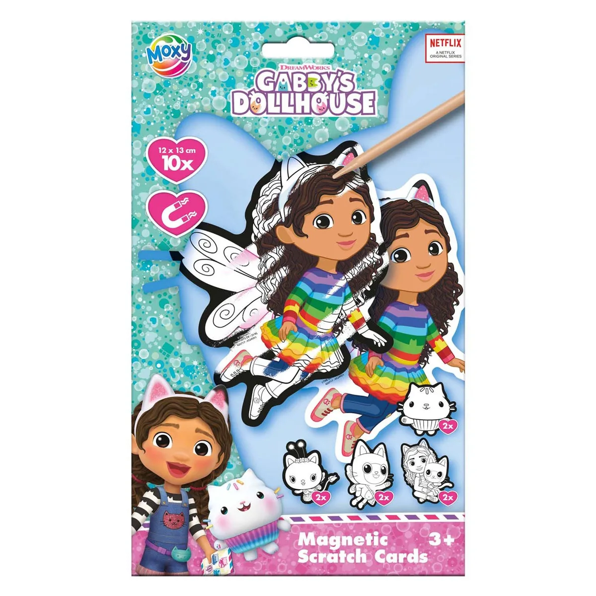 Set creativ de razuit Creeaza magneti Gabby's Dollhouse