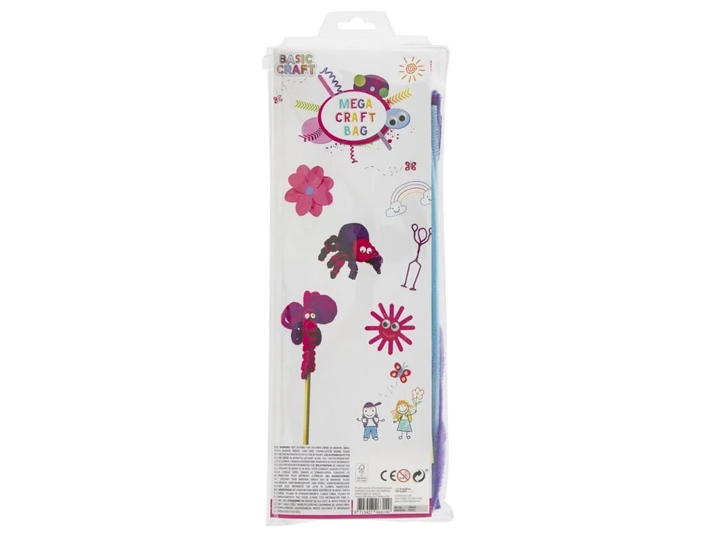 Set accesorii creative, Mega Craft Bag, Grafix(rosu) rosu - imagine 2