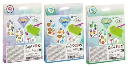 Set creativ, Creeaza propriile abtibilduri cu strasuri, Diamond paint stickers, Grafix(albastru) albastru - imagine 3