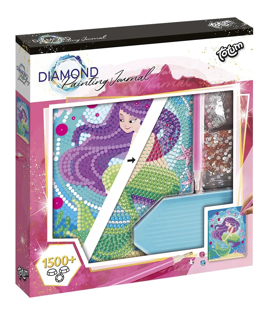 Set DIY Jurnalul meu cu sirena si diamante, Totum - imagine 2