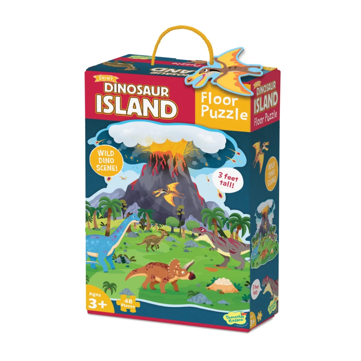 Puzzle de podea Insula dinozaurilor, Peaceable Kingdom - imagine 2