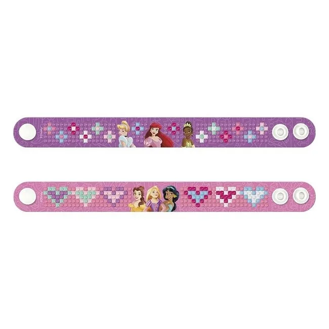 Set creativ DIY, Creeaza bratari cu tehnica diamond painting, Disney Princess - imagine 3