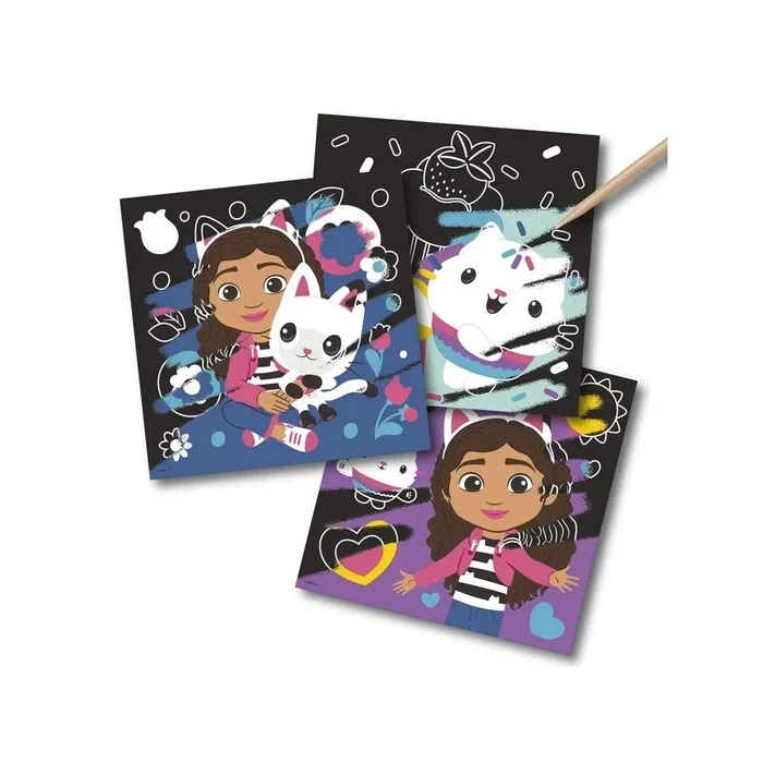 Set creativ de razuit Gabby Dollhouse - imagine 3
