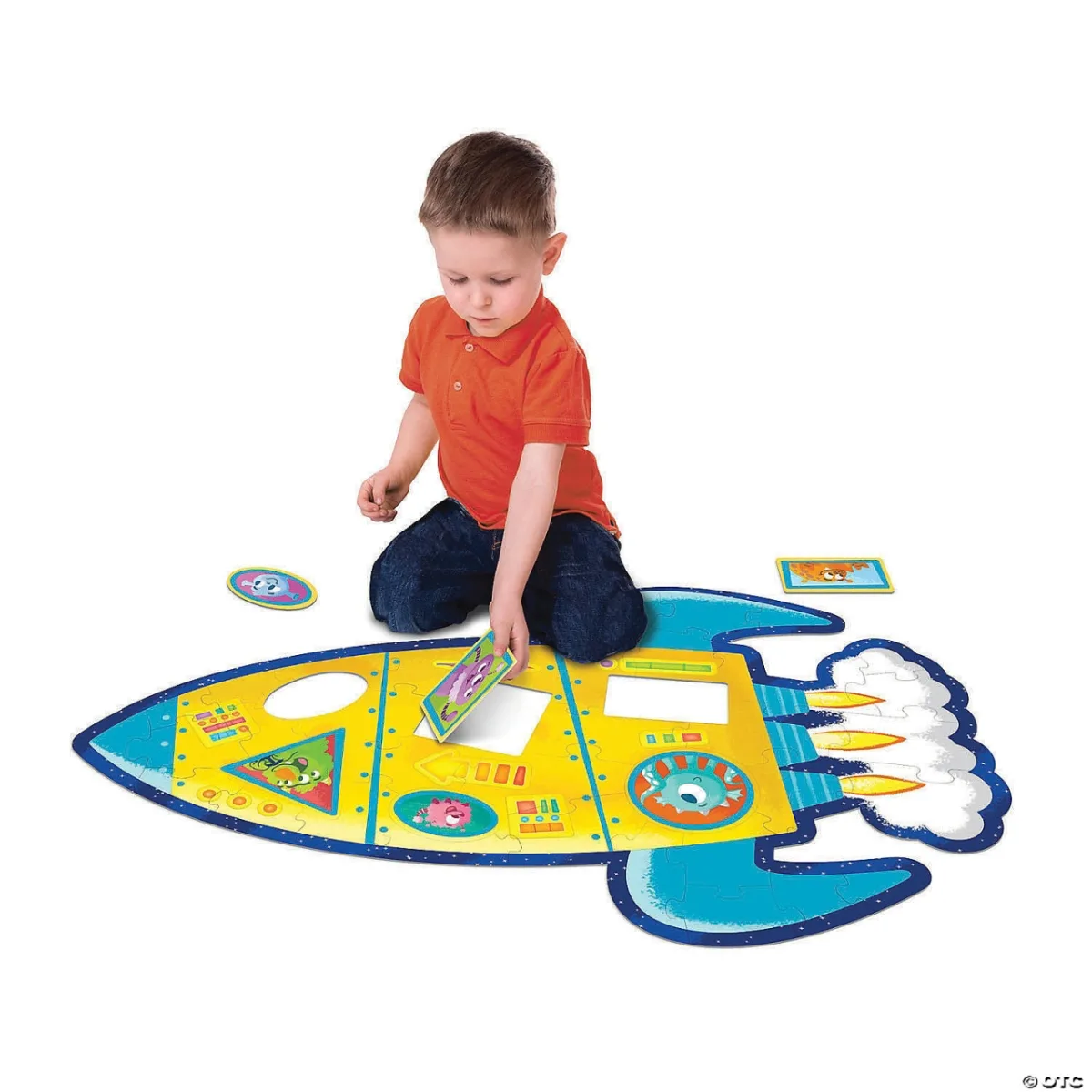 Puzzle de podea în forma de racheta – Rocket Floor Puzzle - imagine 2