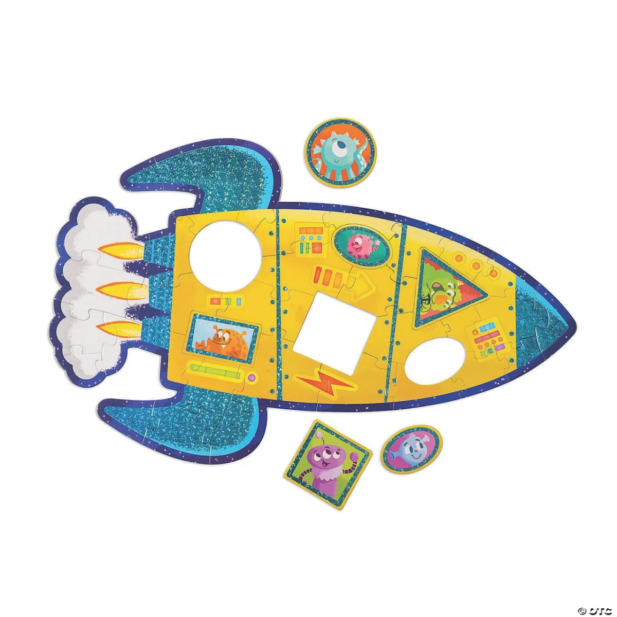 Puzzle de podea în forma de racheta – Rocket Floor Puzzle - imagine 3