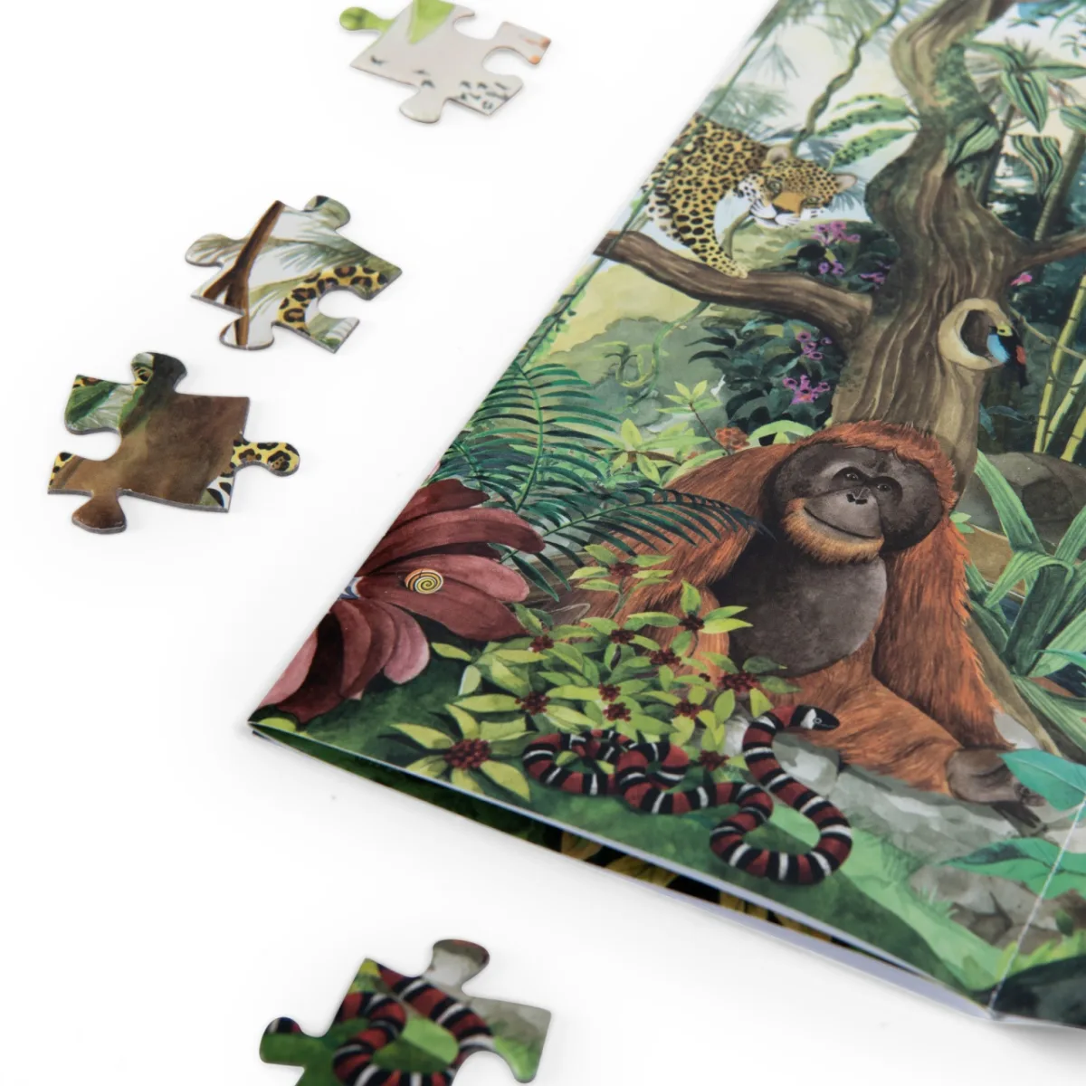 Puzzle panoramic Padurea tropicala, Moulin Roty - imagine 3