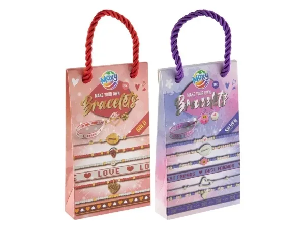 Set creativ DIY, Creeaza propriile bratari unice, argintiu - imagine 2