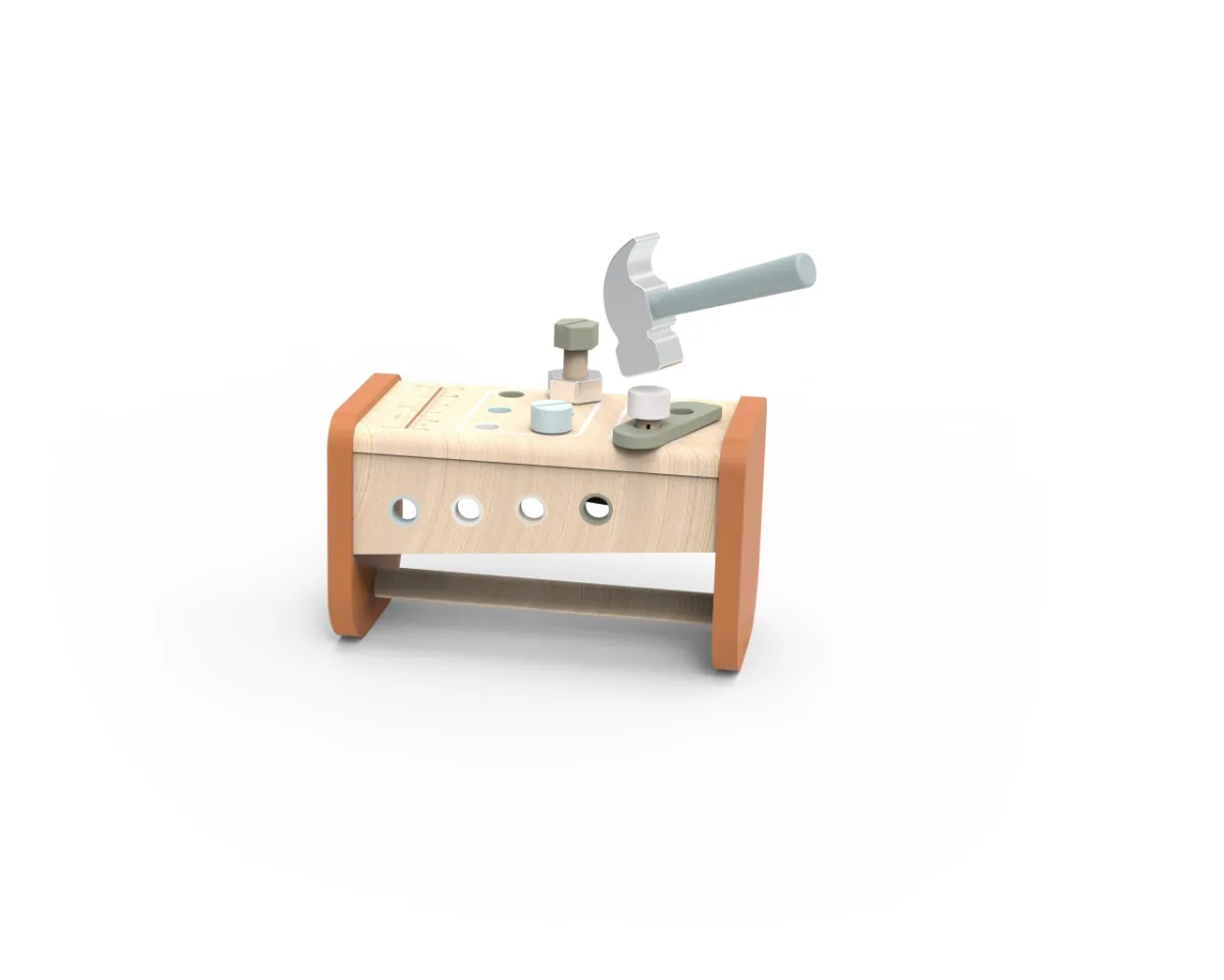 Banc de lucru si trusa de scule din lemn, Speedy Monkey - imagine 3