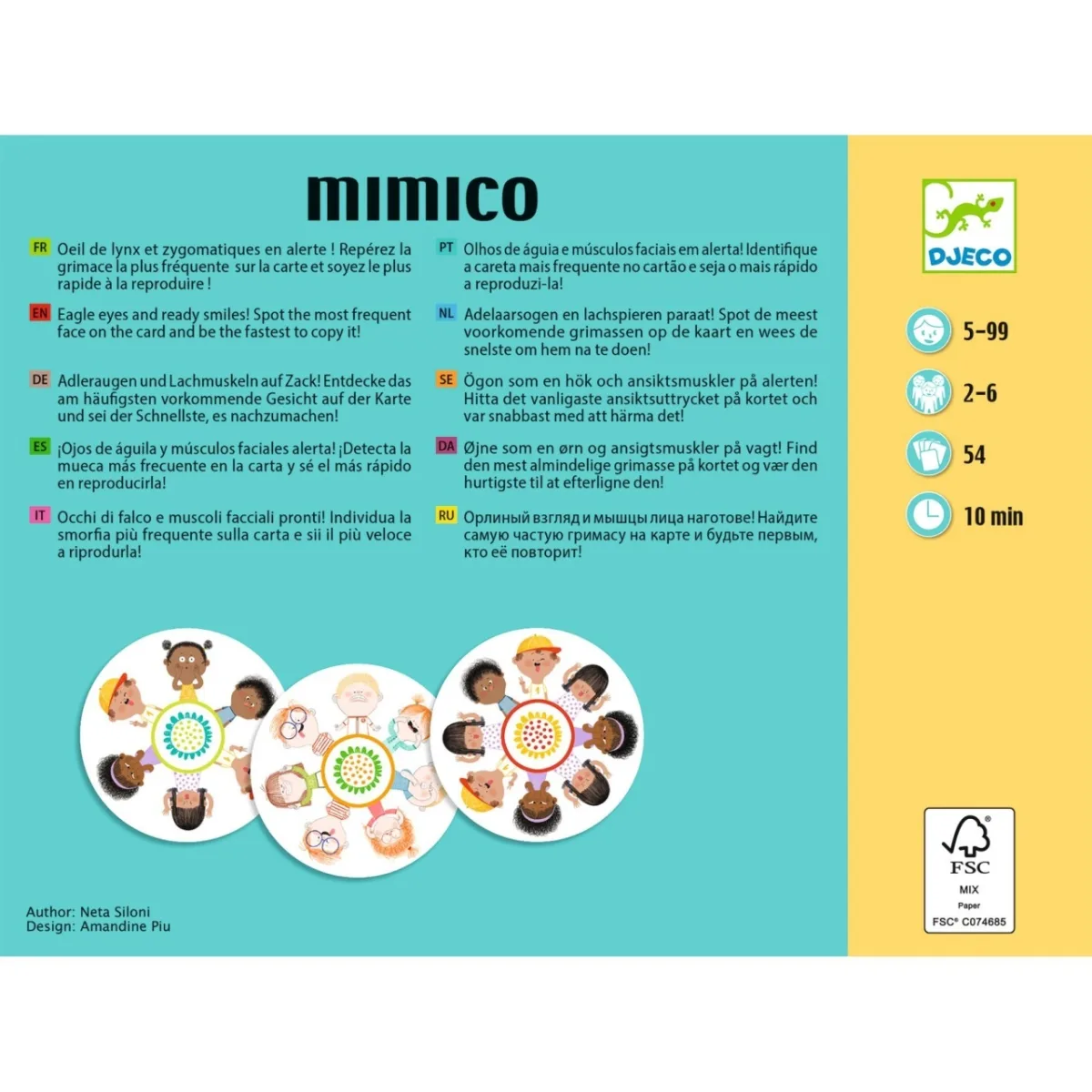 Joc de carti Mimico, Djeco - imagine 4