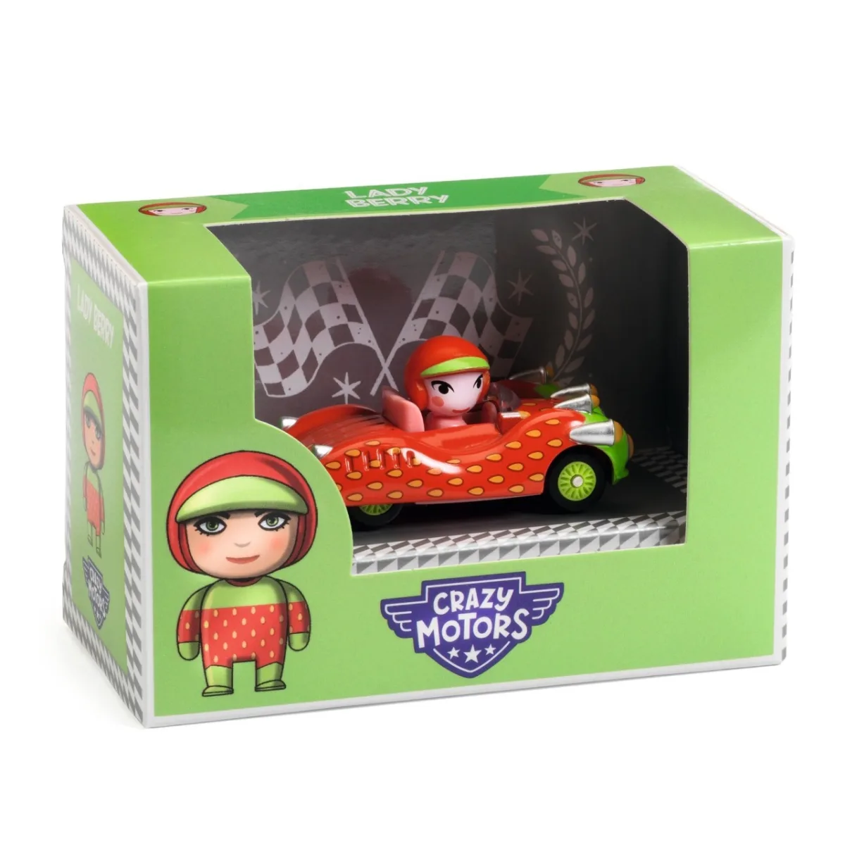 Masina de curse Lady Berry Colectia Crazy Motors, Djeco
