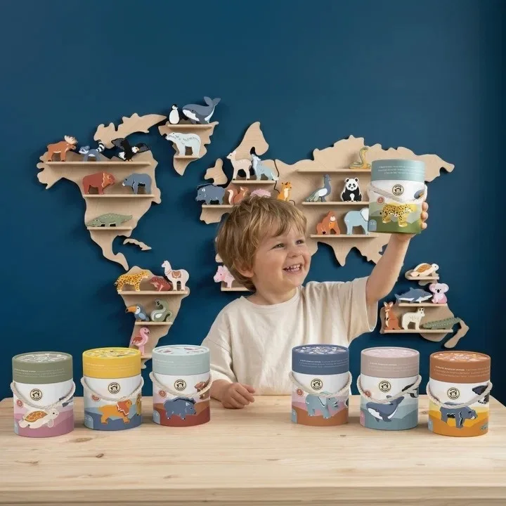 Set educativ cu animale din Europa, Speedy Monkey - imagine 3