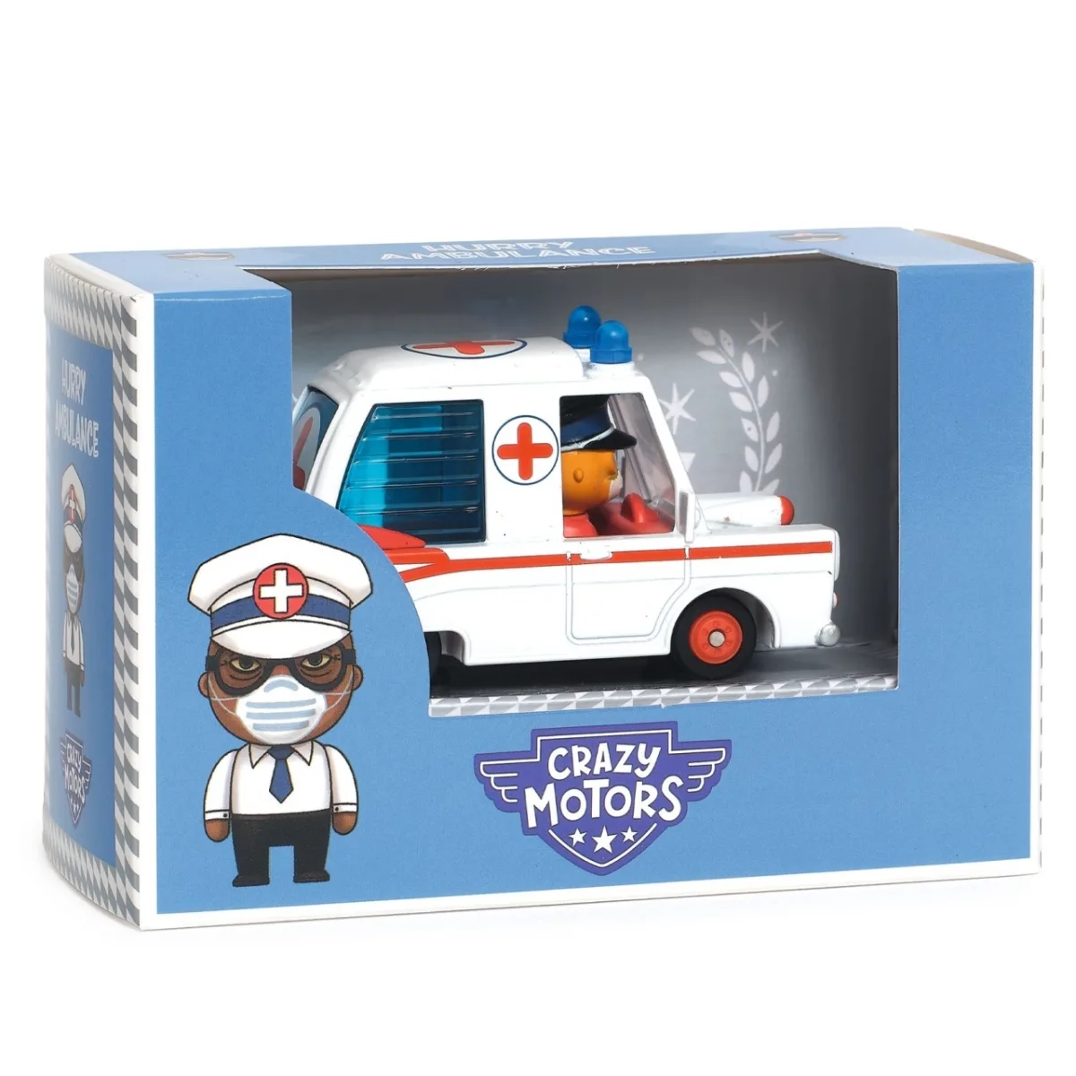 Ambulanta Hurry Ambulance Colectia Crazy Motors, Djeco