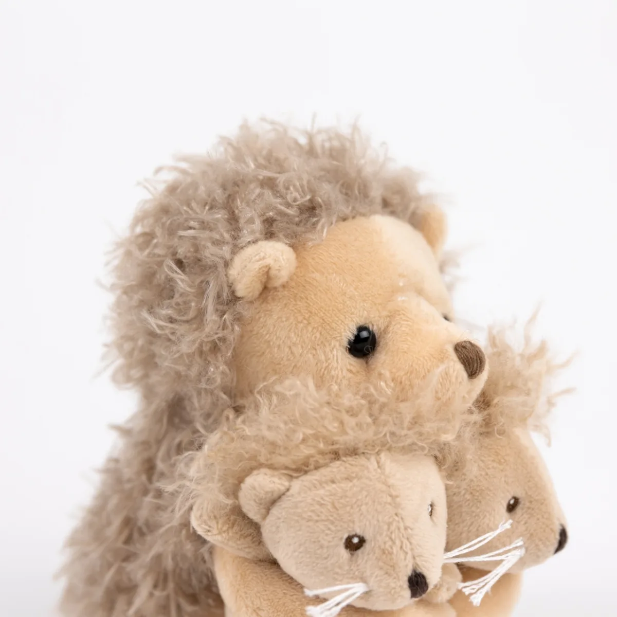 Jucarie de plus Mama arici cu doi pui, Egmont Toys - imagine 2