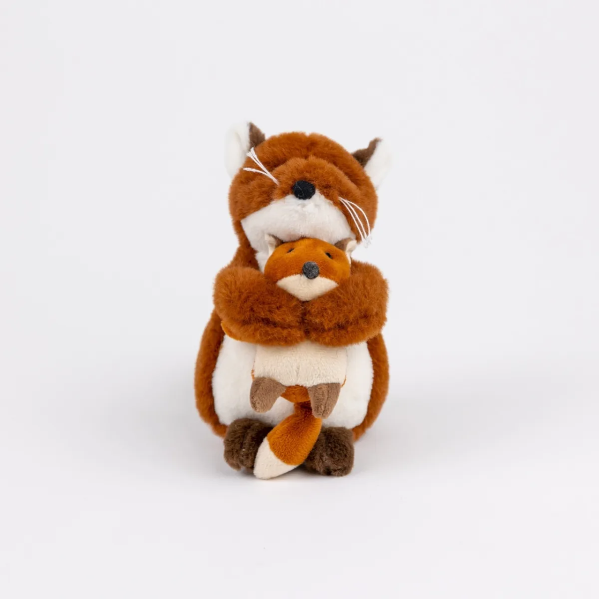 Jucarie de plus Vulpita cu pui, Egmont Toys