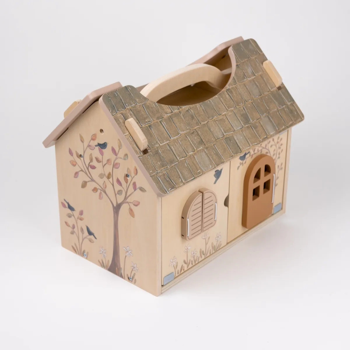 Casuta de papusi cu doua veverite de plus, Egmont Toys - imagine 4