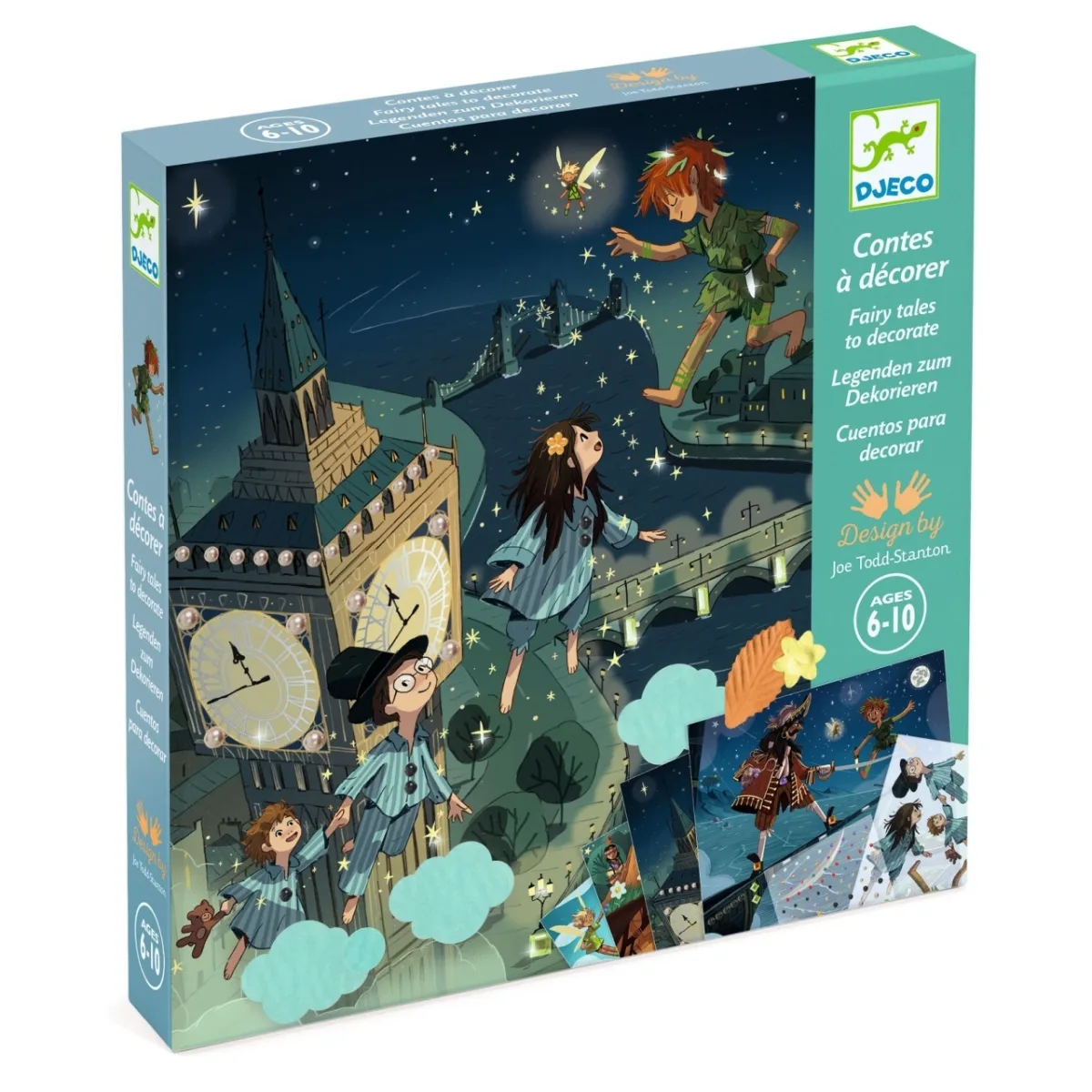 Peter Pan - poveste de decorat, Djeco