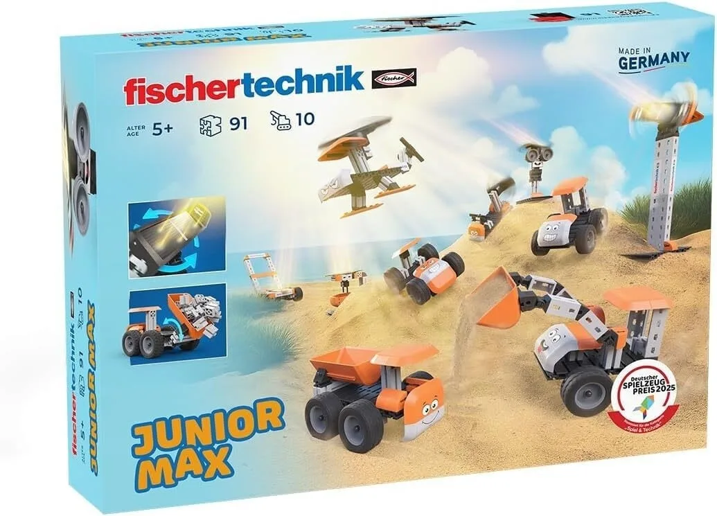 Kit STEM Cu modele interactive Junior Max, Fischertechnik
