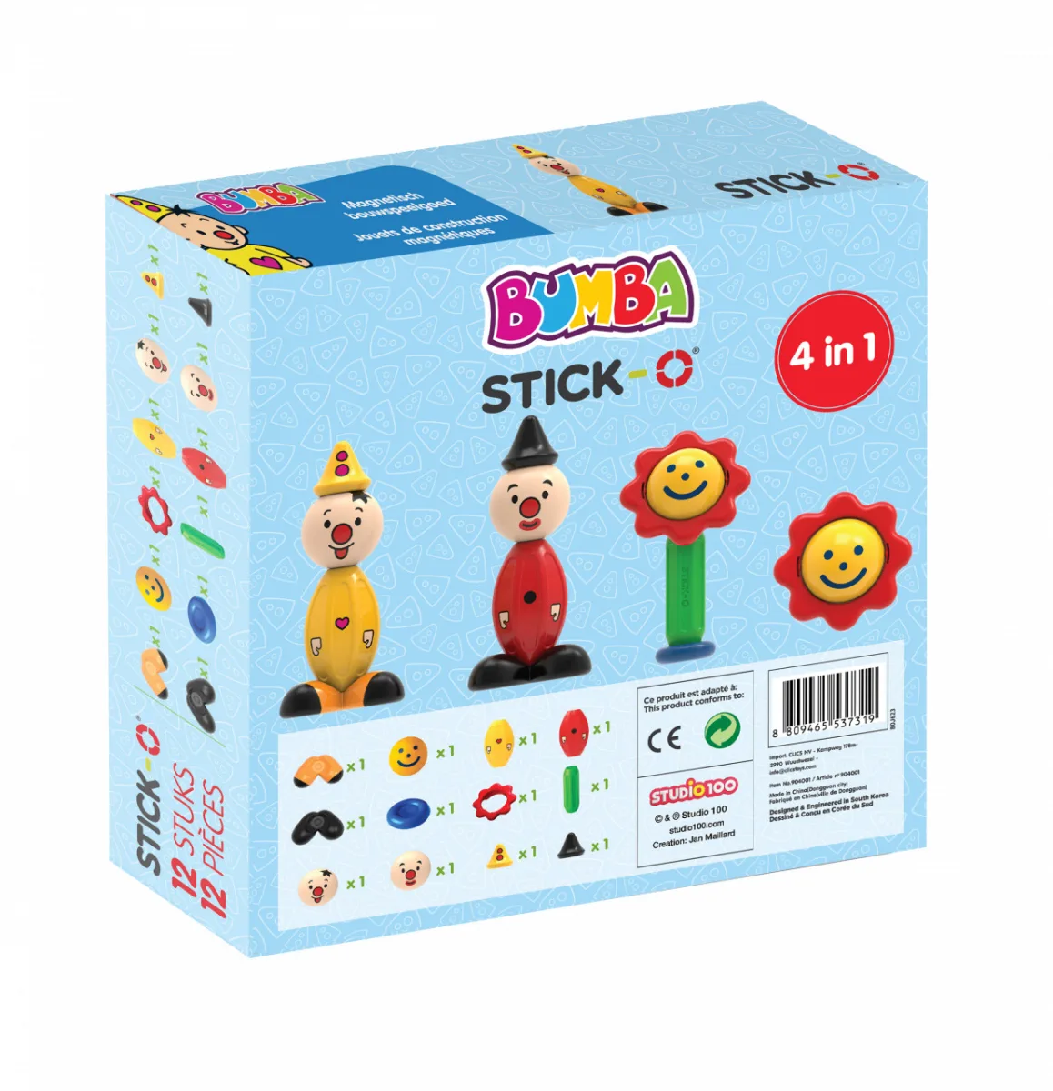 Joc cu magneti Stick-O, Bumba - imagine 3