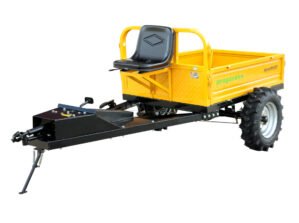 Alpine RM500T Remorca cu tractiune G2, 500kg, 1 osie, prindere bolt pentru motocultor, roti profil agricol 6.00-12, 4 prezoane Progarden