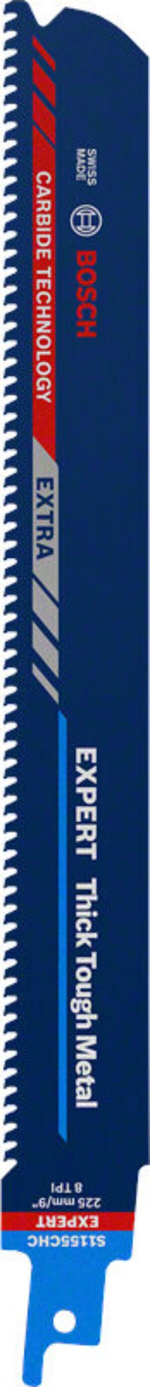 Panza ferastrau sabie S1155CHC Expert Thick Tough Metal, 225mm Bosch