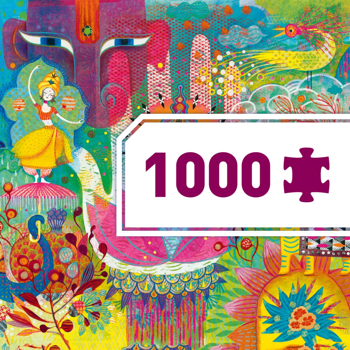 Puzzle galerie Magic India, Djeco - imagine 2