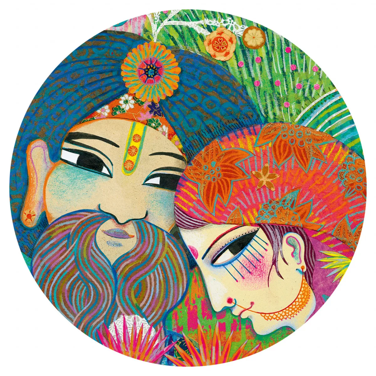 Puzzle galerie Magic India, Djeco - imagine 3