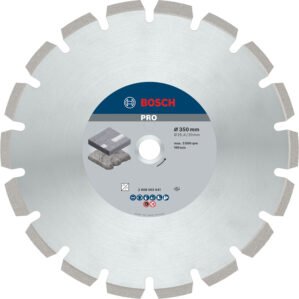 Disc diamantat Pro asfalt 350×20/25.4×3.2x12mm Bosch