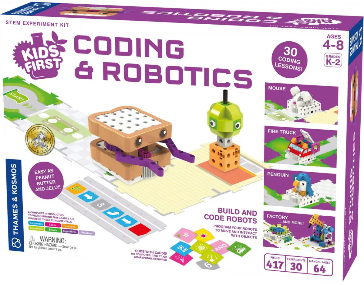 Kit STEM Primii pasi Principii de codare si roboti, Thames & Kosmos