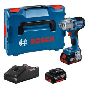 Bosch GDS 18V-450 PC Surubelnita cu impact cu acumulator 800 Nm + 2xacumulator ProCORE18V 4.0Ah + incarcator GAL 18V-40 + L-BOXX