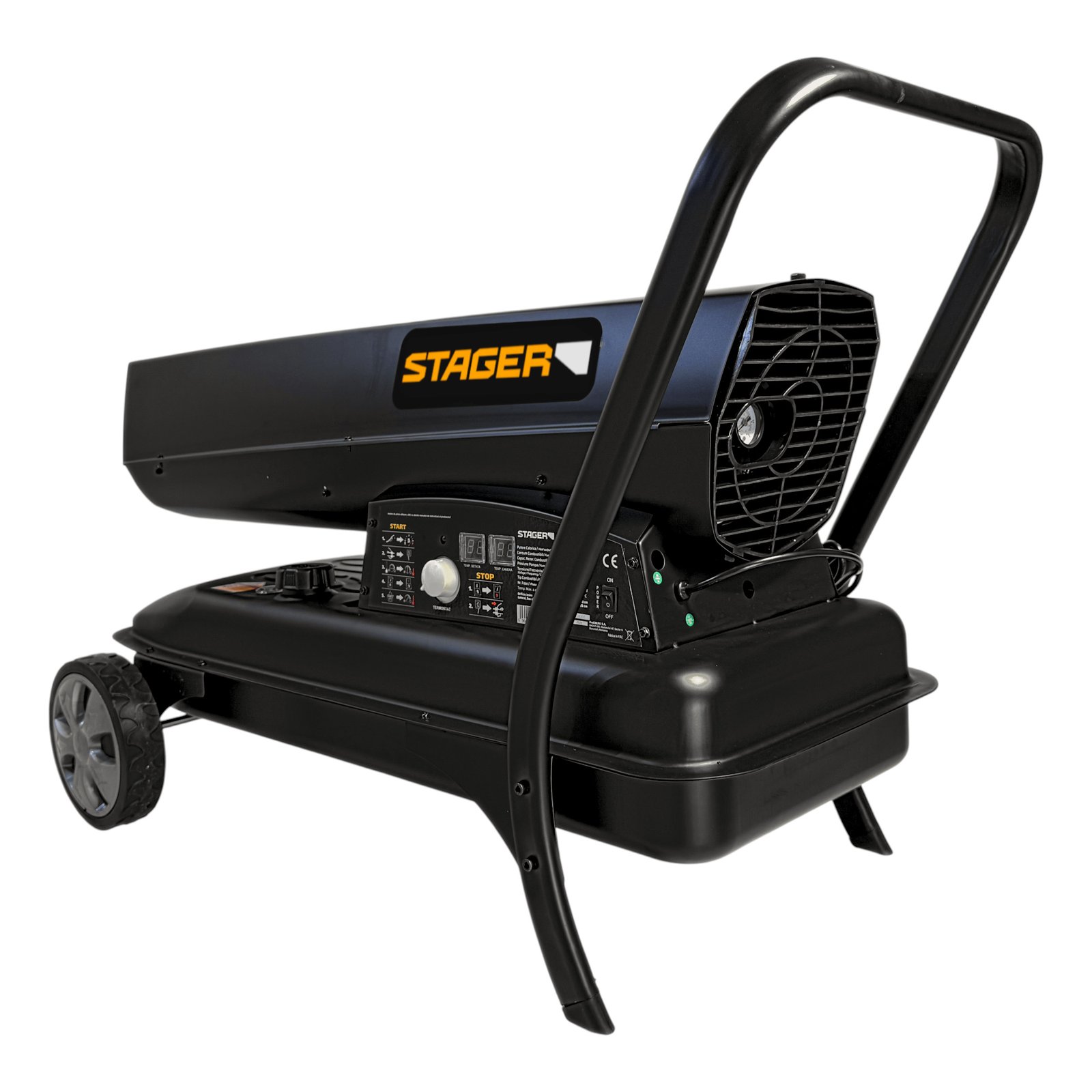 stager plus-k220 tun de aer cald, ardere directa, 63kw, 230v, motorina, 1300mc 1 Stager PLUS-K220 Tun de aer cald, ardere directa, 63kW, 230V, motorina, 1300mc